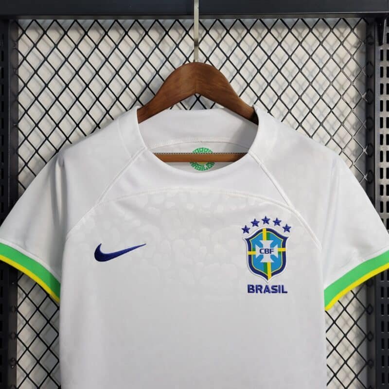 Camisa do Brasil Feminina - Branca