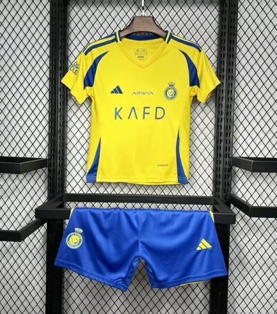 Kit Infantil Al Nassr Home Cristiano Ronaldo