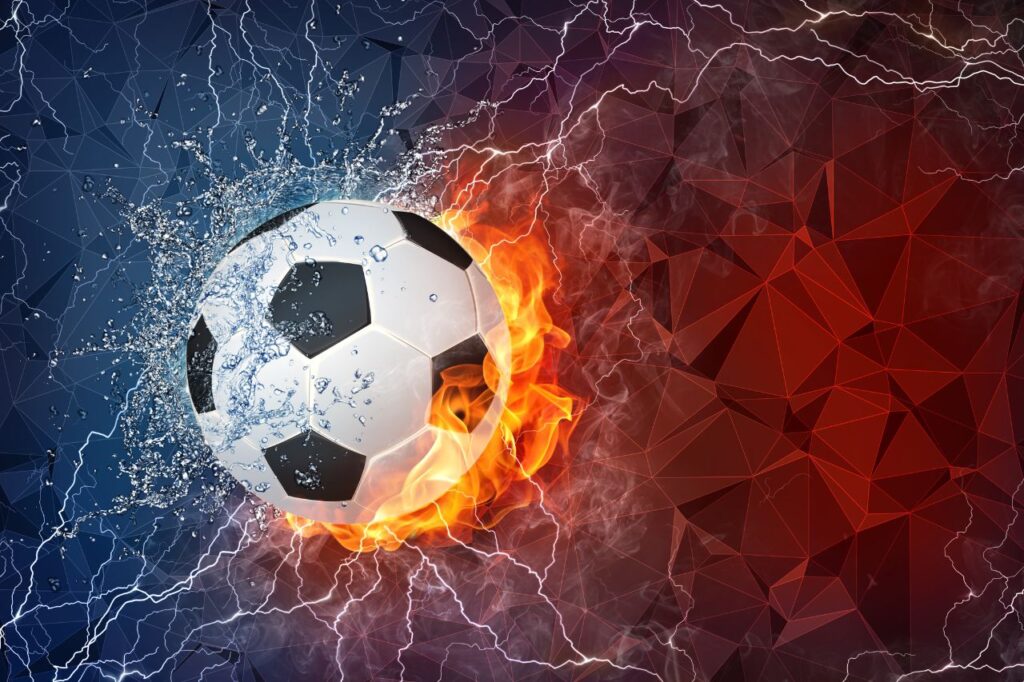 bola de futebol estilizada