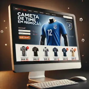 camiseta de time em promoção