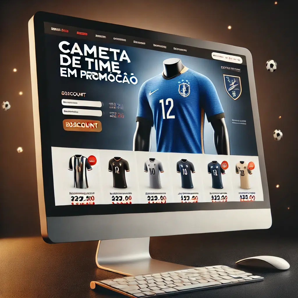 camiseta de time em promoção