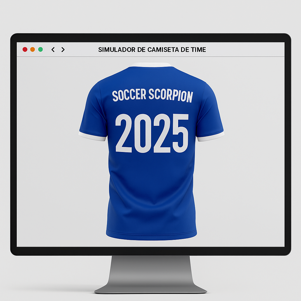 camiseta de time simulador