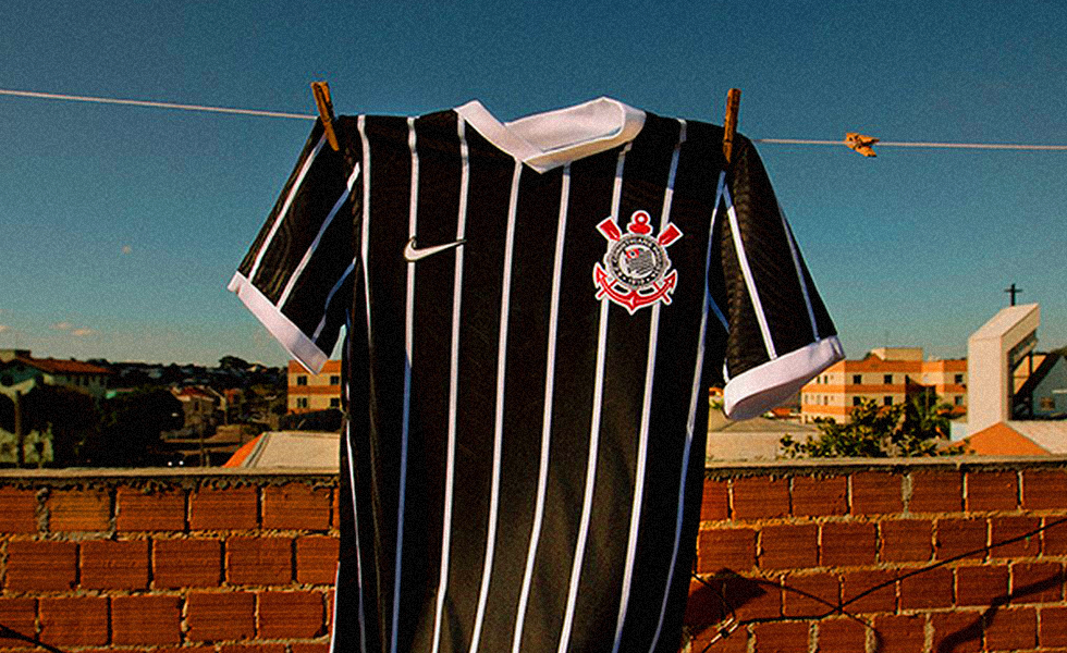 Camiseta no varal