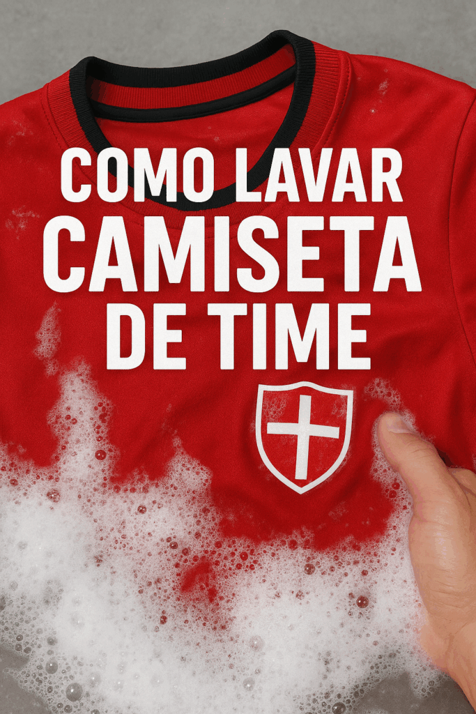 Lavar camisa de time
