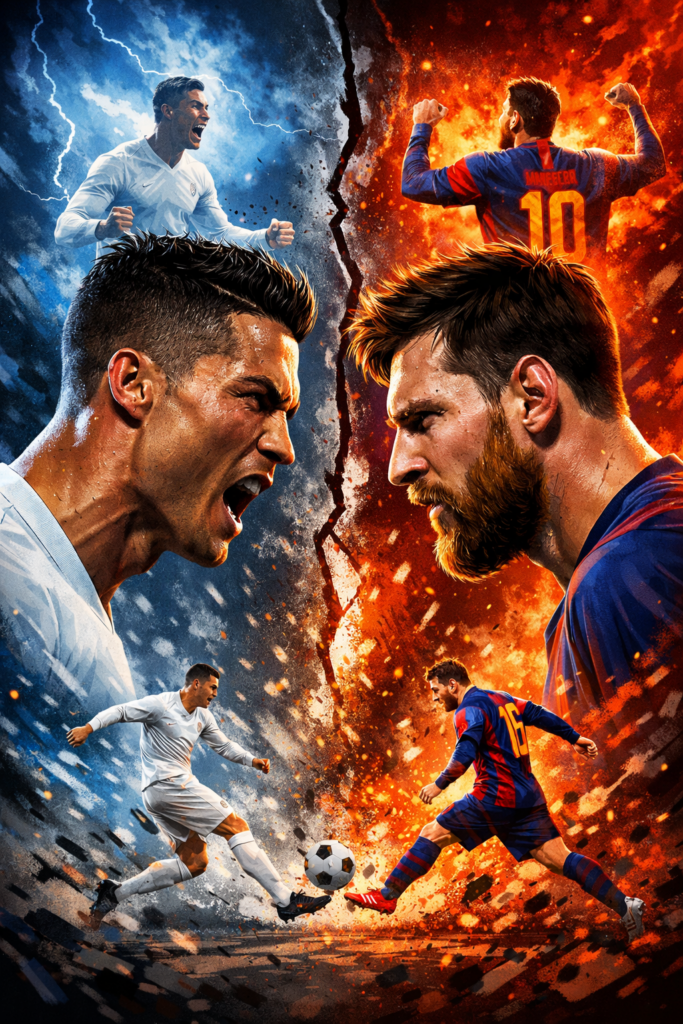 Cristiano Ronaldo x Messi