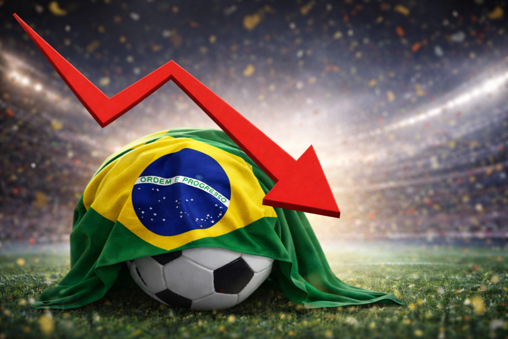 Brasil fora do Top-5