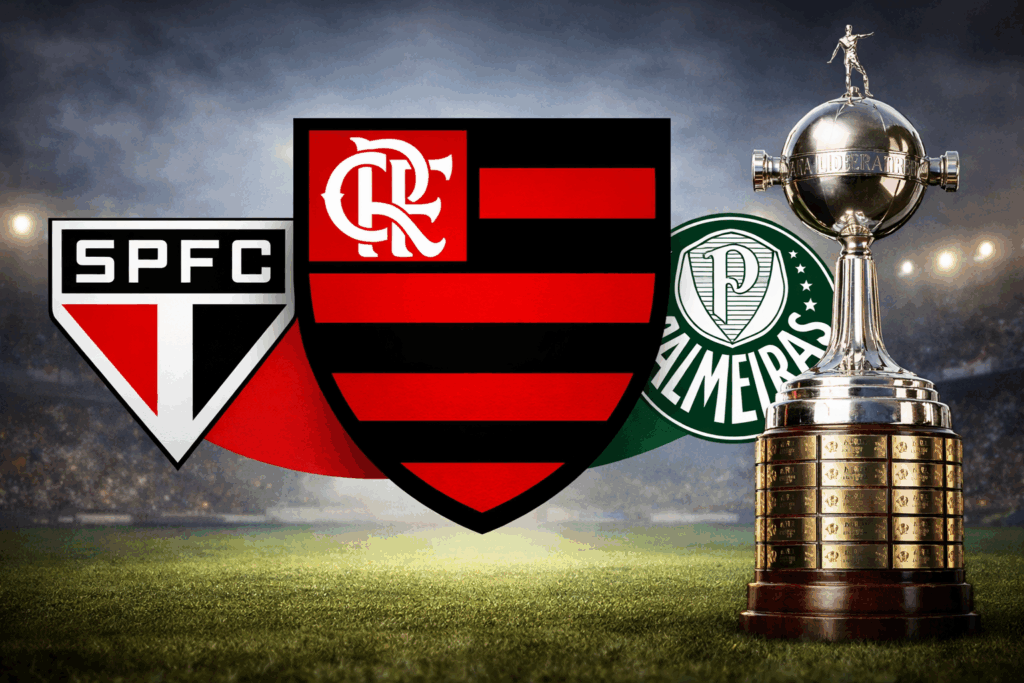 Maiores campeões bras
ileiros da história da Libertadores