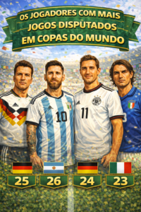 Jogadores com mais Partidas