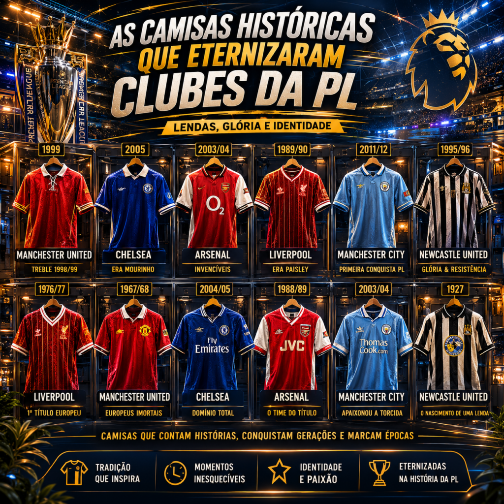 Camisas Históricas da PL