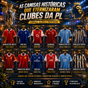 Camisas Históricas da PL