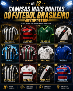 Camisas Brasileirão 2026