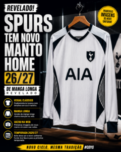 Spurs Manga Longa 26/27 Home