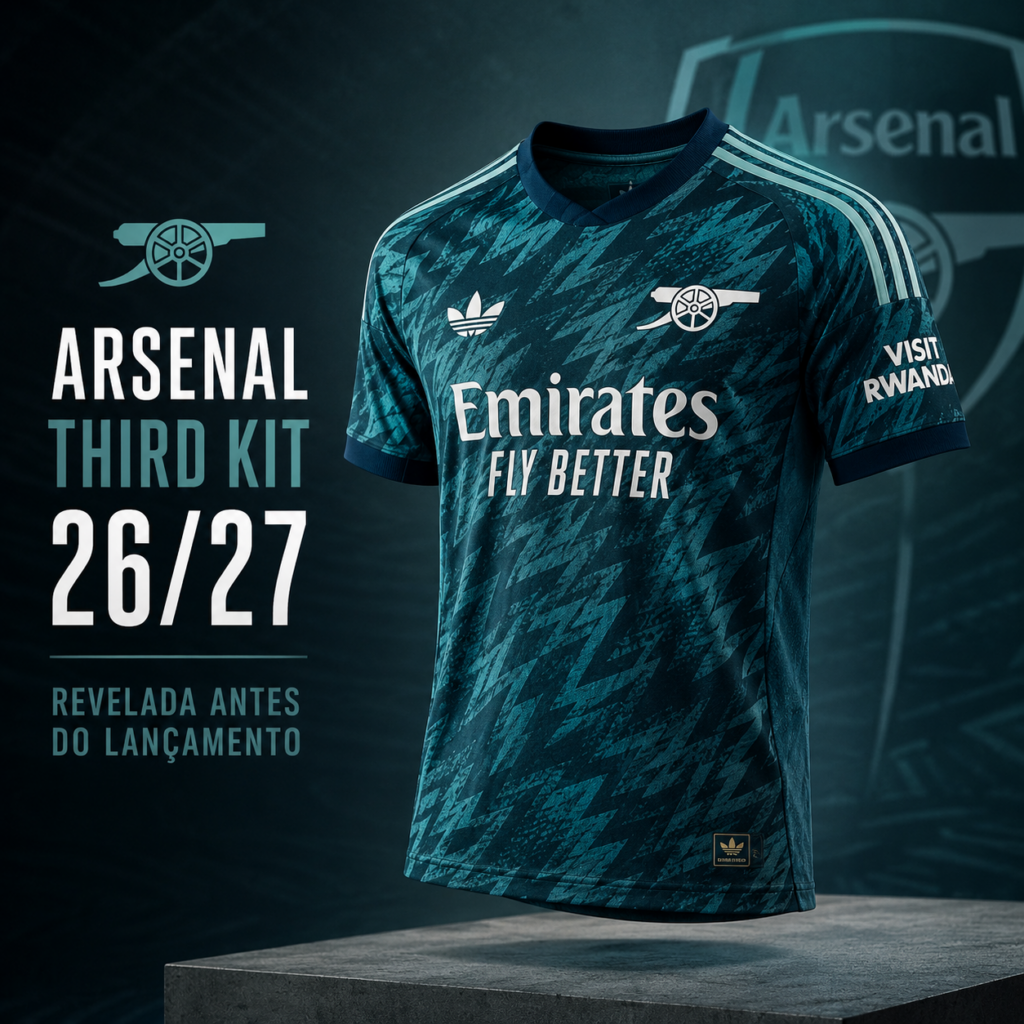 Vazamento Arsenal Third 26/27