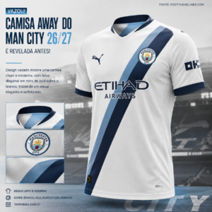 Vazamento City Away 26/27