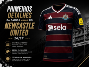 Vazamento Newcastle Away 26/27