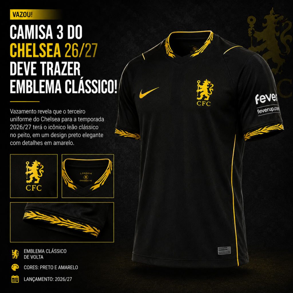 Vazamento Chelsea Third 26/27