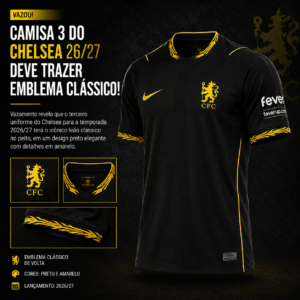 Vazamento Chelsea Third 26/27