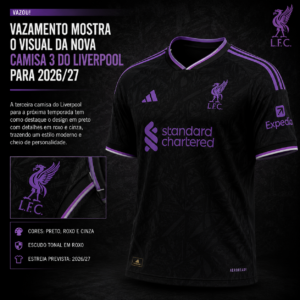 Vazamento Liverpool Third 26/27