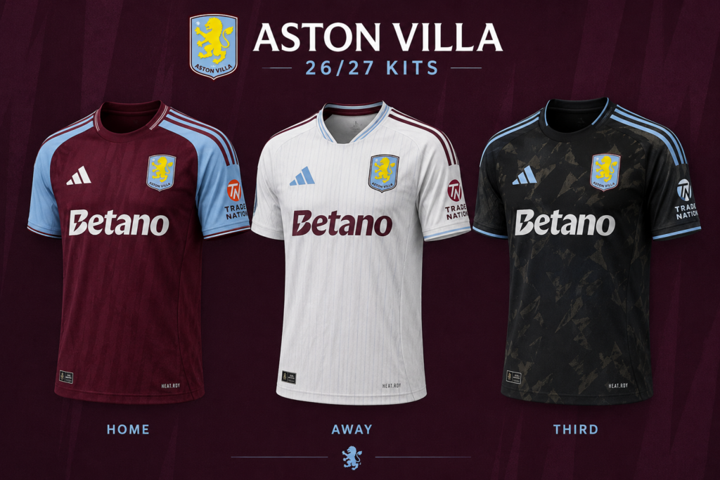 Vazamentos Aston Villa 26/27